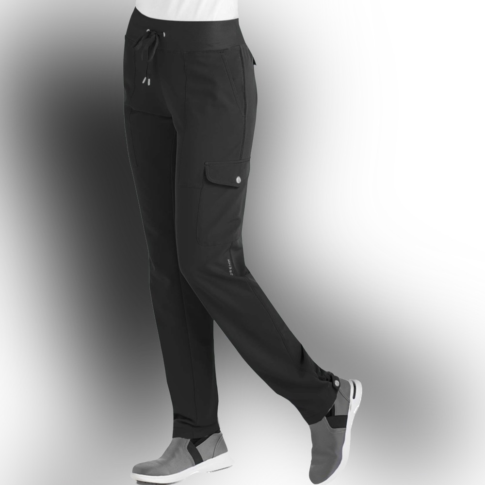 Healing Hands Black Jogger Women’s Scrub Pants Size Small